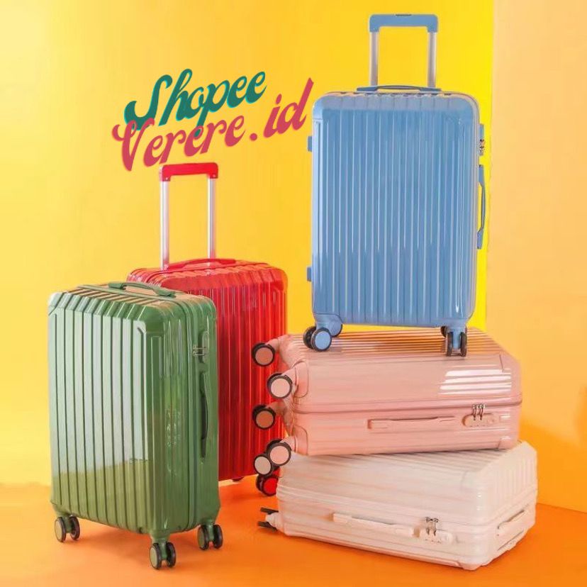 koper joshee diamond   rainbow series koper lilac zipper cabin 20 inch koper 24 inch bagasi luggage 