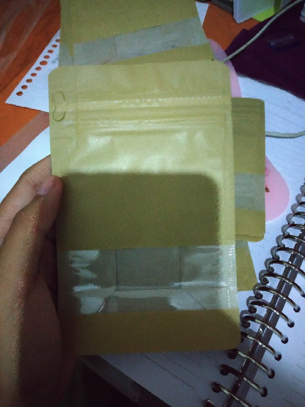 Flat Bottom Ecopack Window 250g Fb Kpack Kemasan Kopi Paperkraft Kertas<br />isi 50