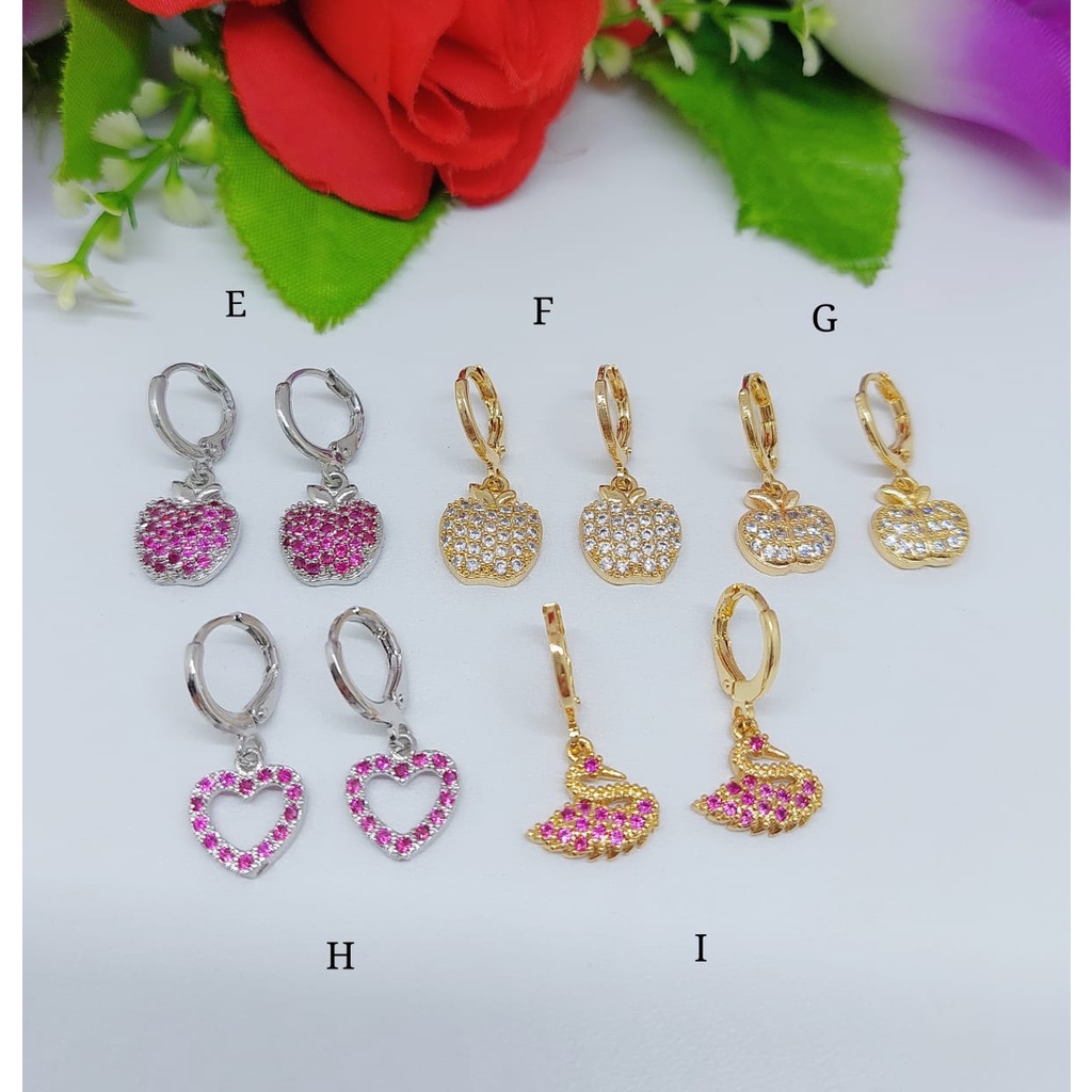 Anting xuping  permata E-I