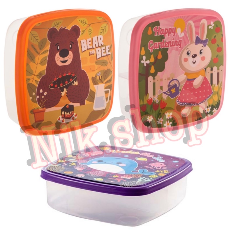 Lunch Box Lucky Rabbit Biggy / Kotak Makan