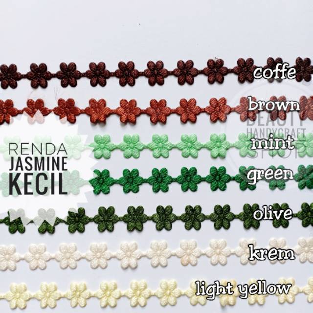 [PER METER] RENDA JASMINE MELATI