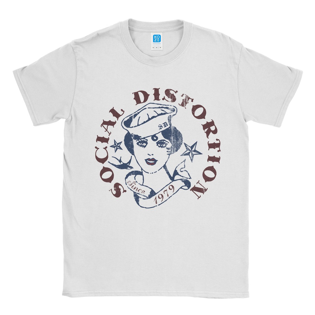 Baju Kaos Band Social Distortion Lady