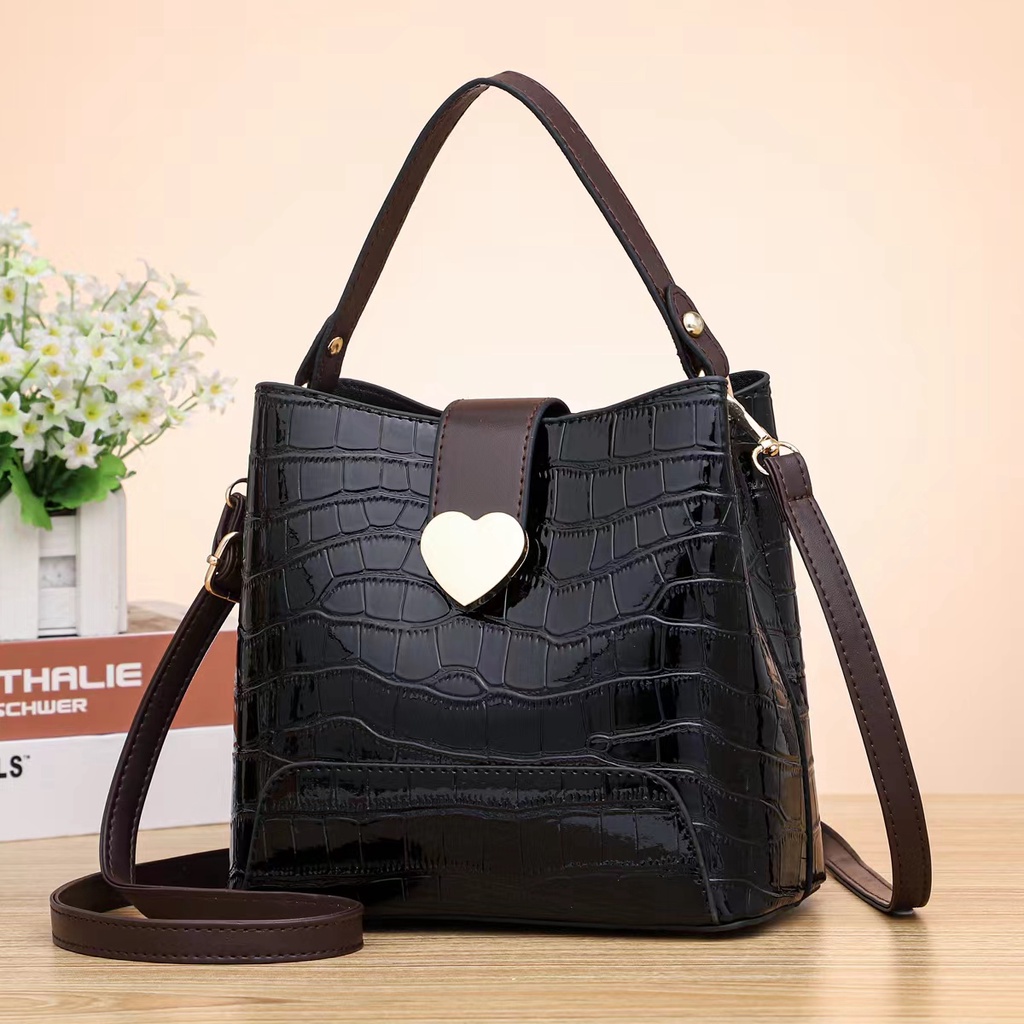 9138 TAS WANITA IMPORT SLEMPANG HANDBAG [1KG 2PC] PERFECT CORNER