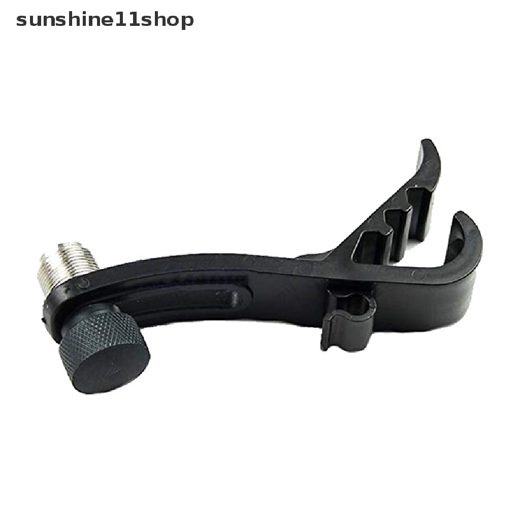 Sho Klip Holder Mikrofon Drum Shockproof Warna Hitam