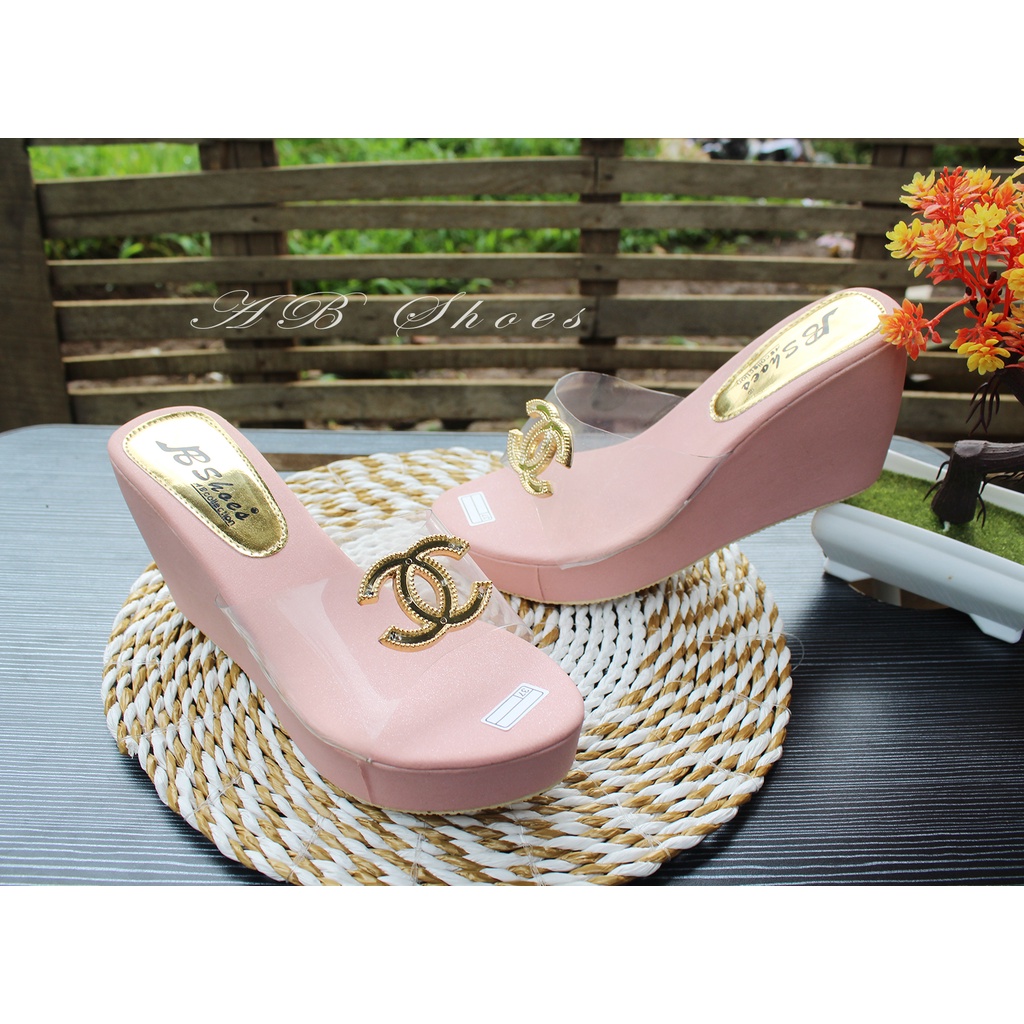 Wedges Wanita Trendy Sandal Wanita Kekinian