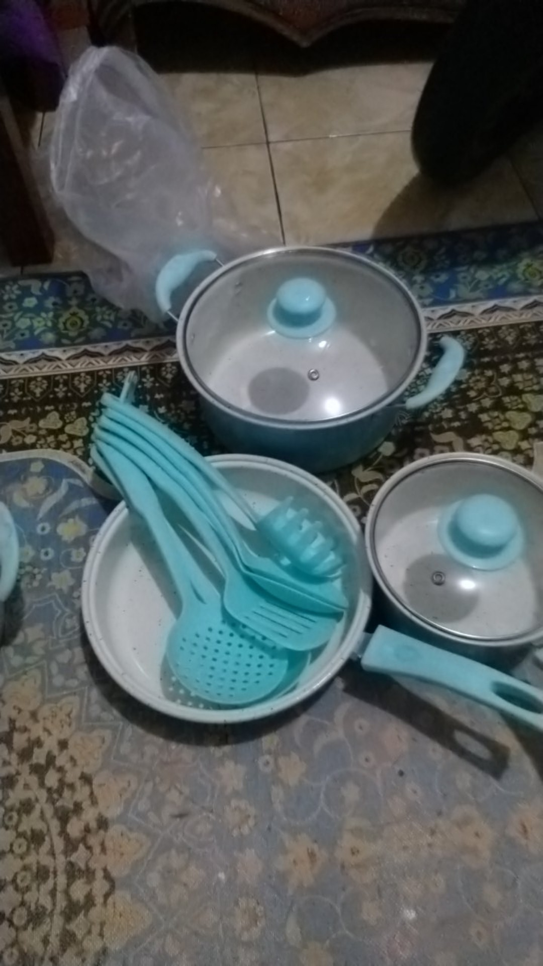 [serbu Murah] Panci Set 13 Cookware Tutup Kaca Serbaguna Termurah