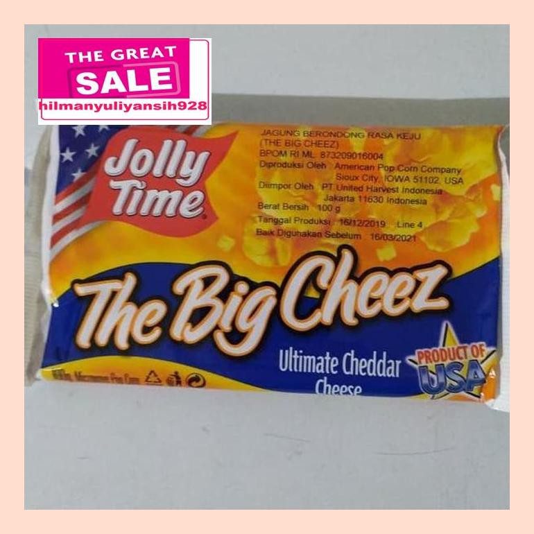 

S50Mra Jolly Time Popcorn Product Of Usa - The Big Cheese. Ret05Vh