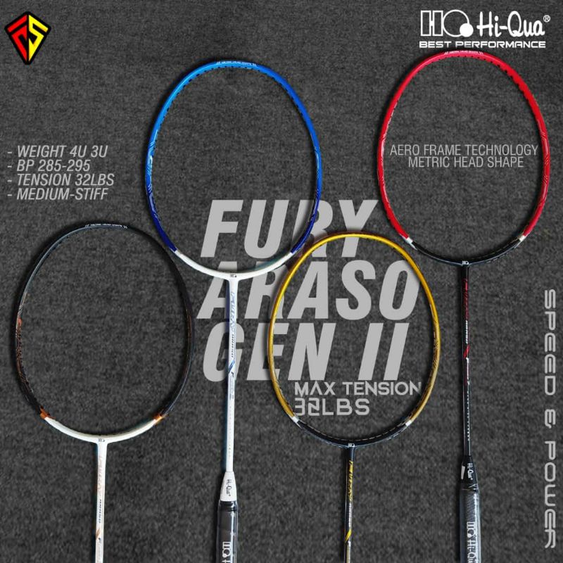 Raket Hiqua Fury Araso Gen II