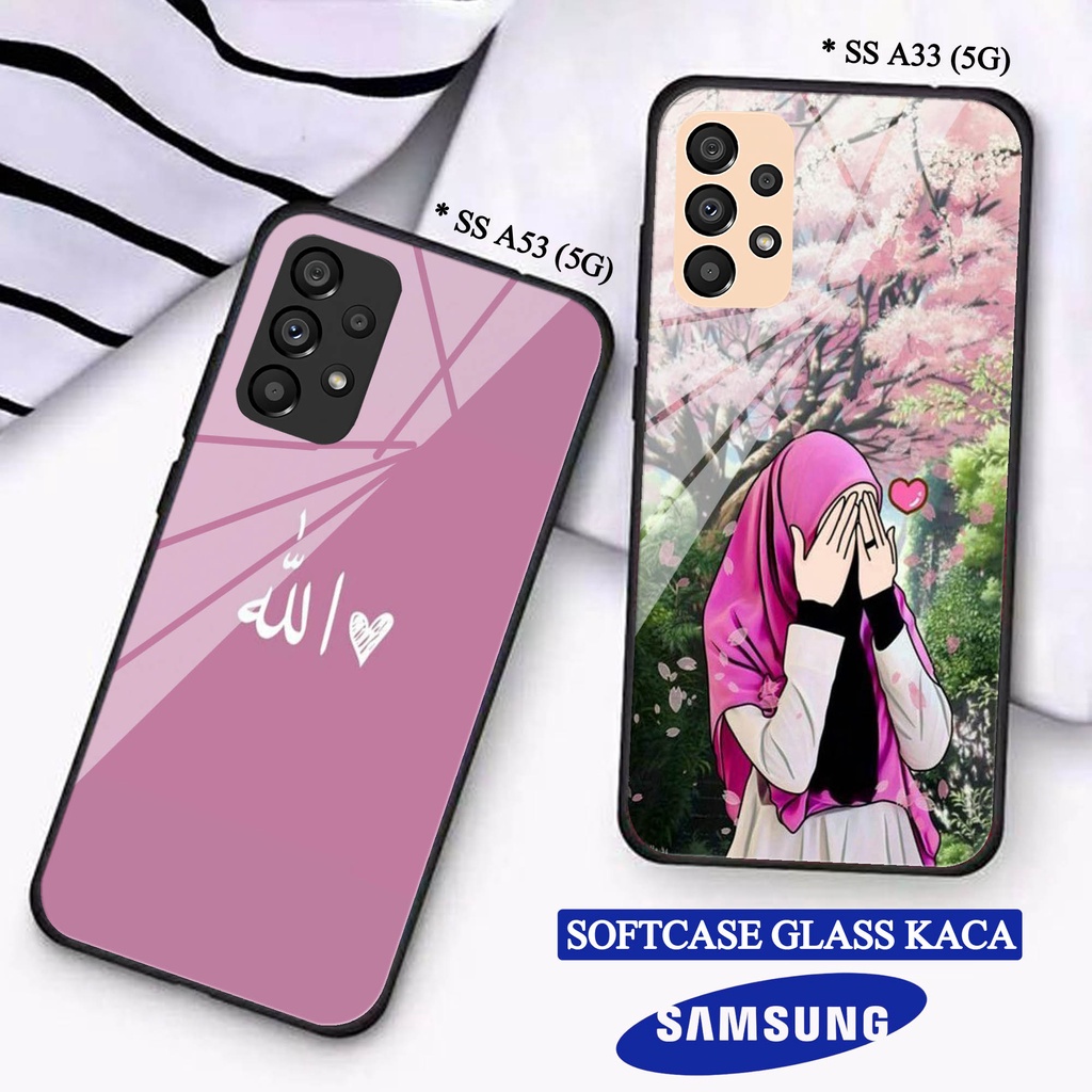 Softcase Glass Kaca  SAMSUNG A33(5G) A53(5G) - Casing HP SAMSUNG A33(5G) A53(5G) [ S21 ].