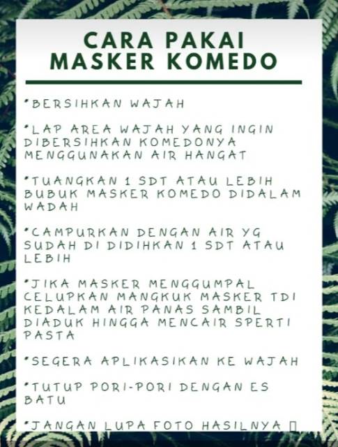 Masker Komedo 4 5 Kali Pemakaian By Siska Chic Masker Shopee Indonesia