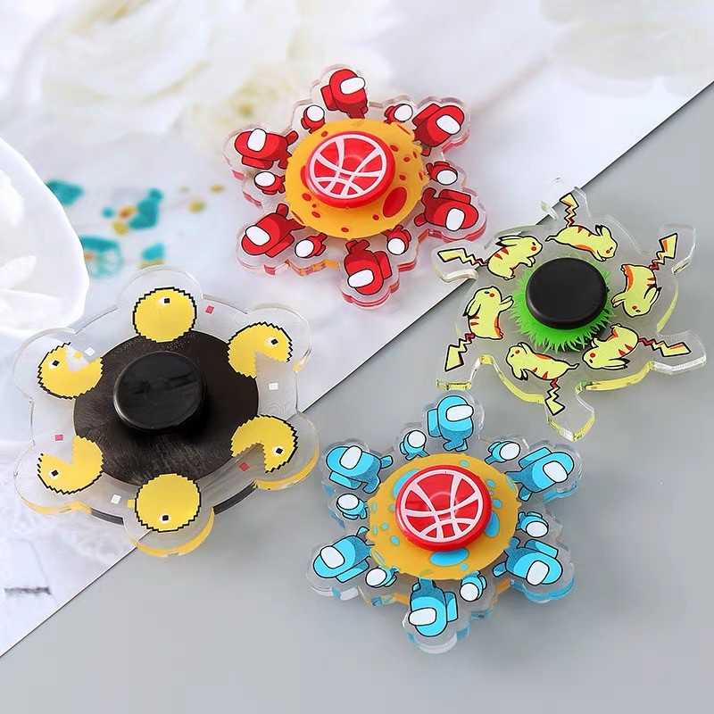 Fidget Spinner 3D Naruto SPinner Pikachu Spinner Jiraiya