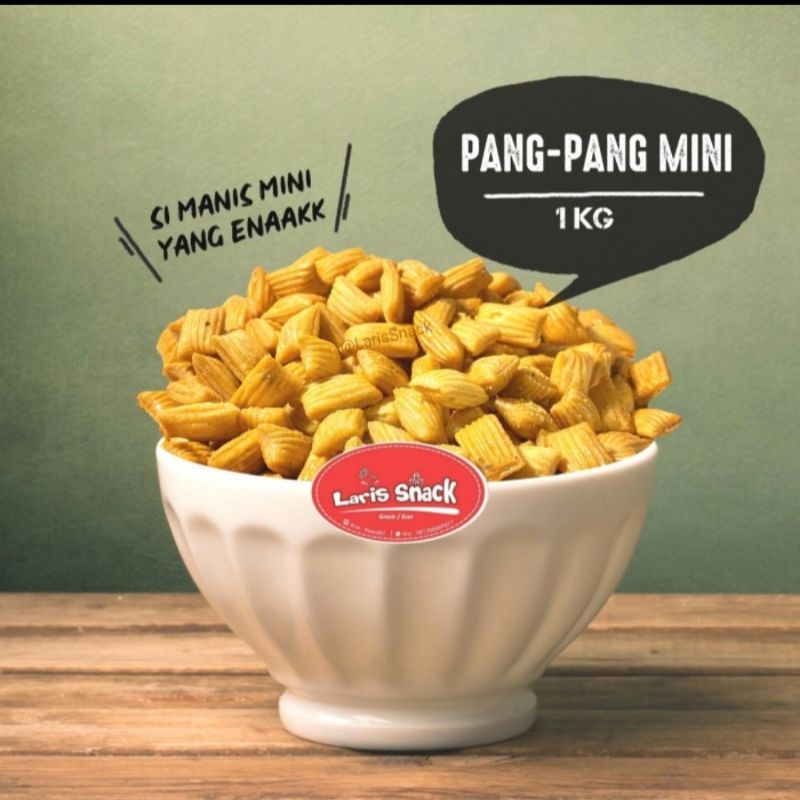 

Pang-Pang Mini Manis Gurih Renyah Kiloan Curah 1000 Gram