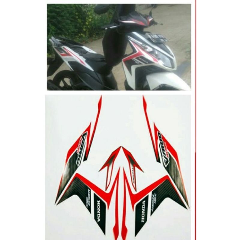 STRIPING LIST STIKER VARIO 110 TECHNO TAHUN 2011 STIKER VARIO TECHNO 2011