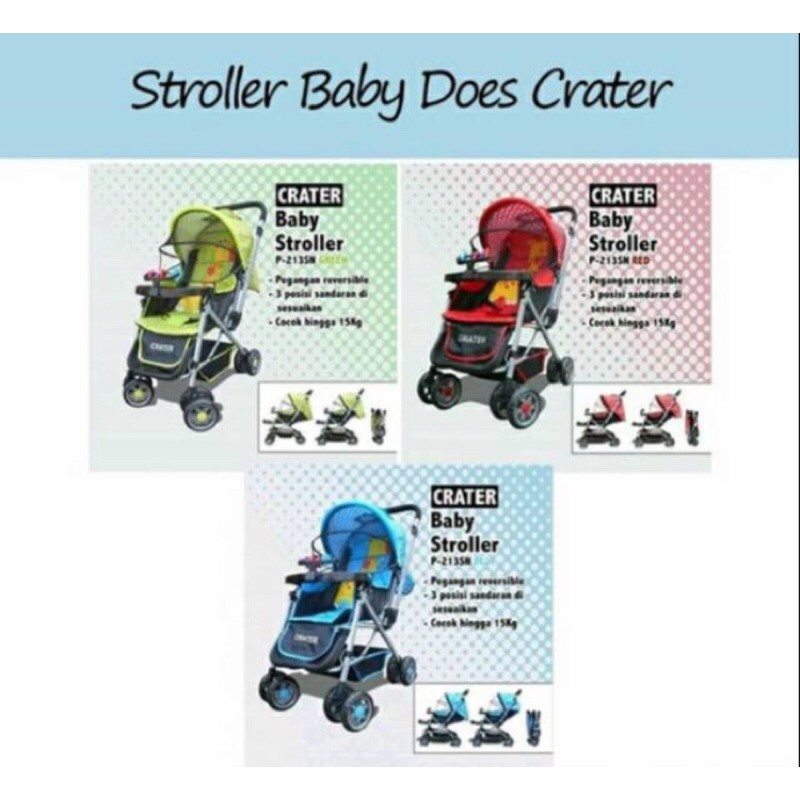Stroller kereta dorong Baby does Crater / Babydoes Crater 213