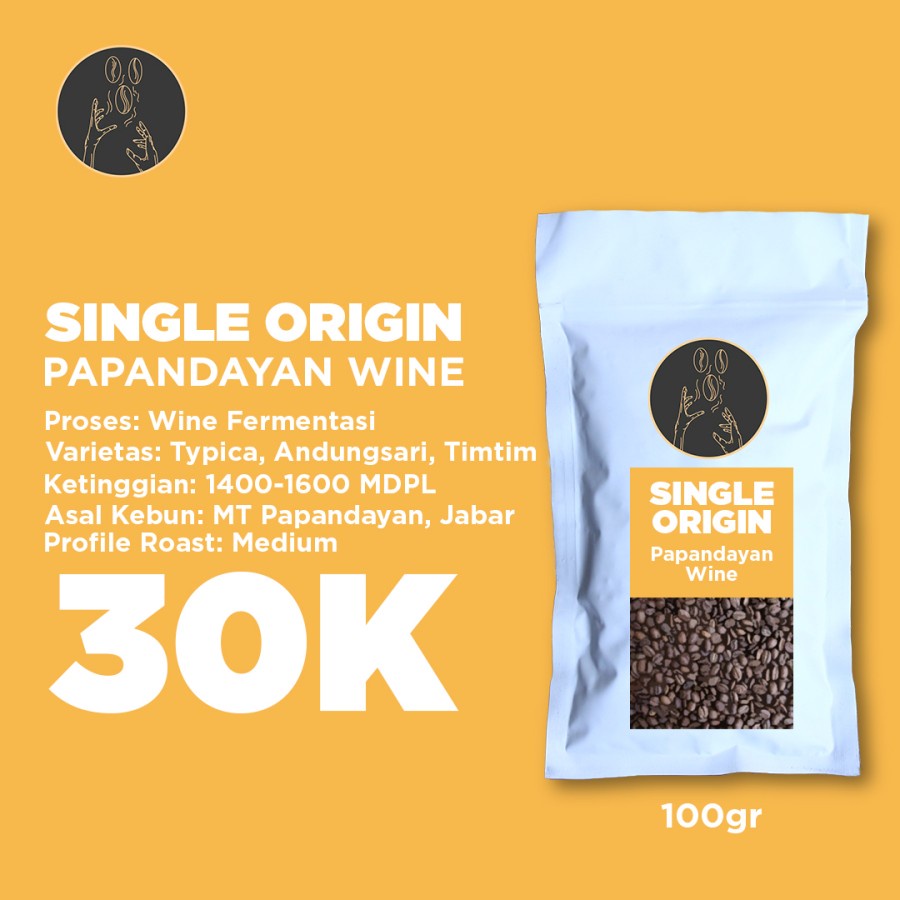 

SINGLE ORIGIN PAPANDAYA WINE 100 GRAM