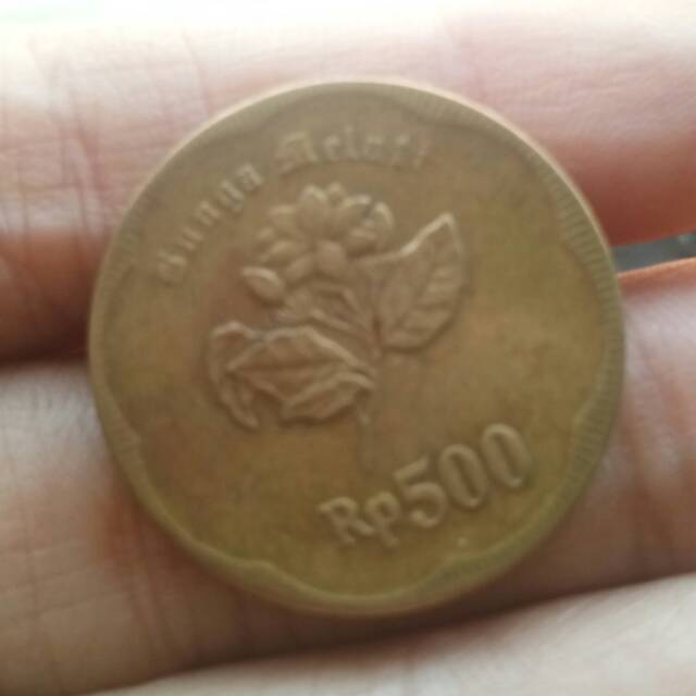 Koin 500 melati 1992