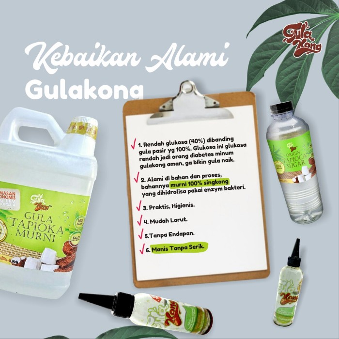 

READY - GULAKONG GULA SINGKONG CAIR 1350GR