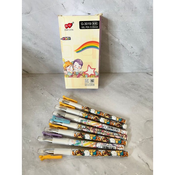 

ballpoint pulpen fancy g-3019 0.35mm zhi xin