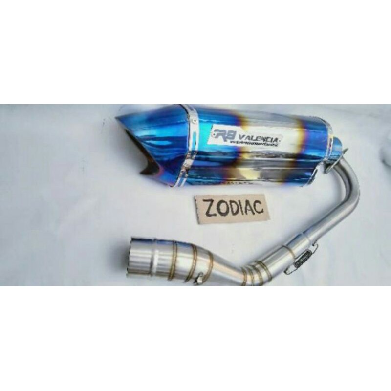 knalpot R9 valencia blue nmax aerox vario beat dll