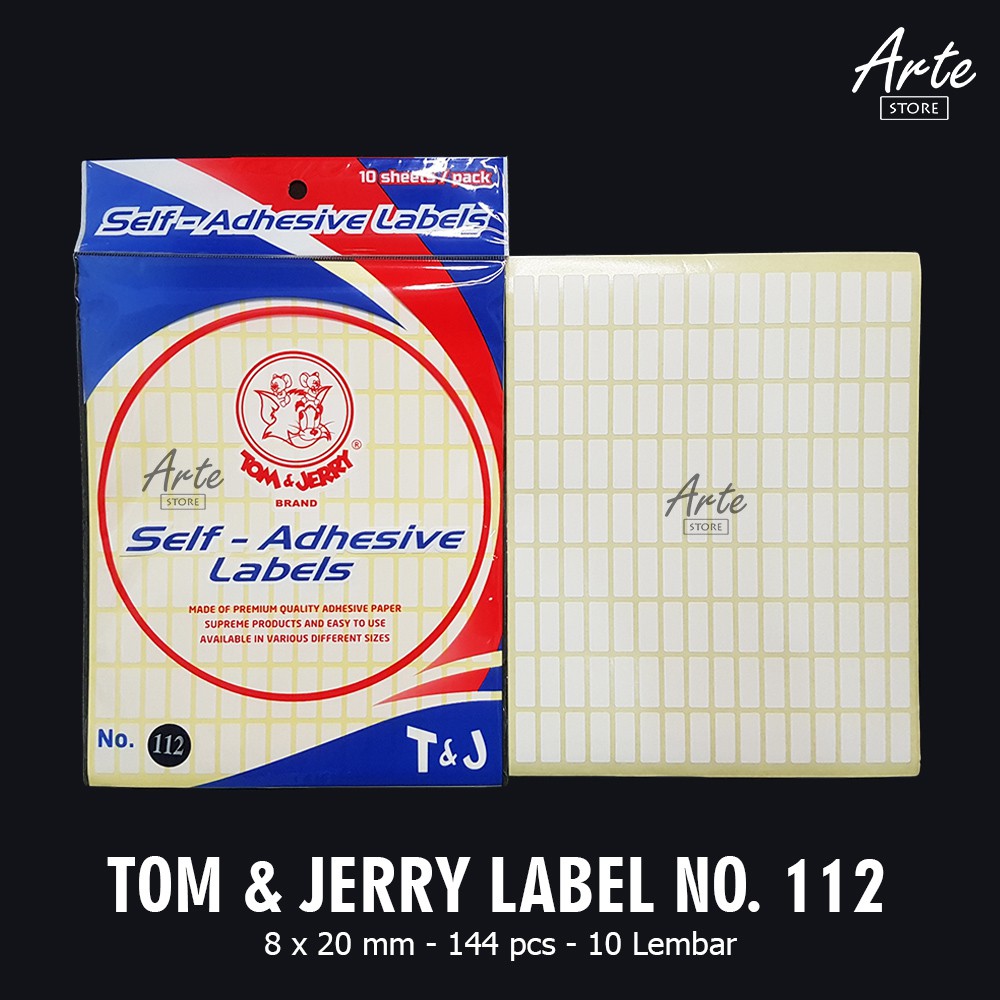 Tom &amp; Jerry Label No. 112 isi 10 Lembar