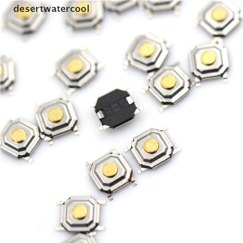 Deid 20pcs Tombol Switch ON / OFF Lampu 4pin SMD 4x4 X 1.5mm