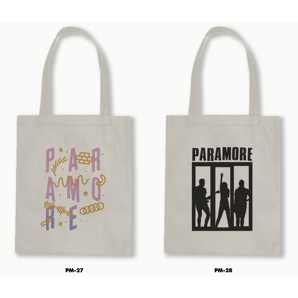 TOTE BAG BLACU - PARAMORE 02