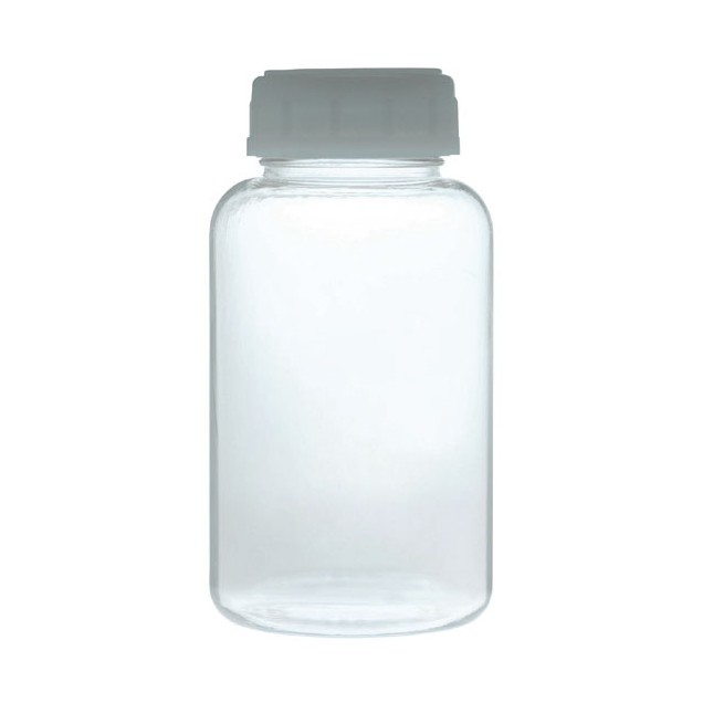 BOTOL PLASTIK 500mL. Bottle PC (Polyccarbonate). Wide Mouth, NIKKO/AS-ONE