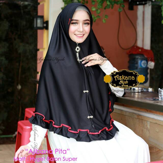 AZKANA HIJAB Jilbab instan AZKANA HIJAB Jilbab Jumbo Syar'i