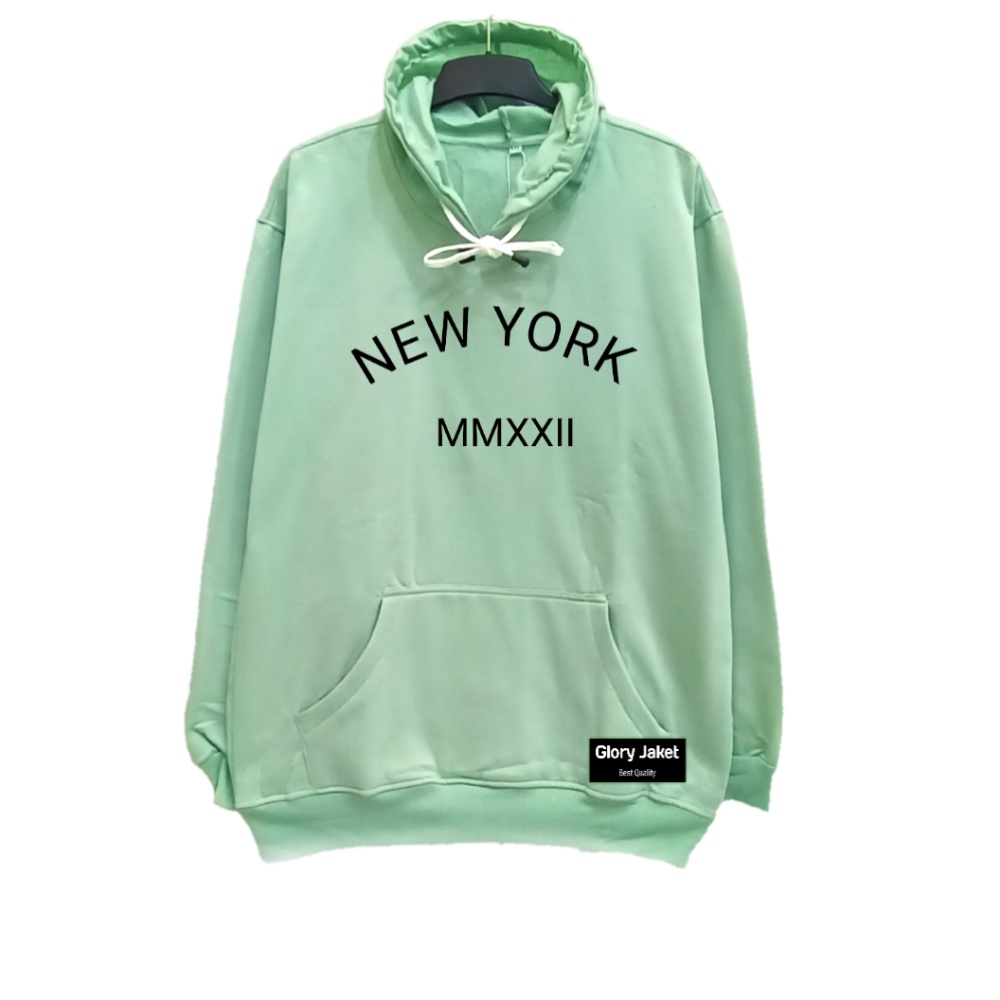 Sweater Hoodie Oblong Pria Wanita Model Sablon