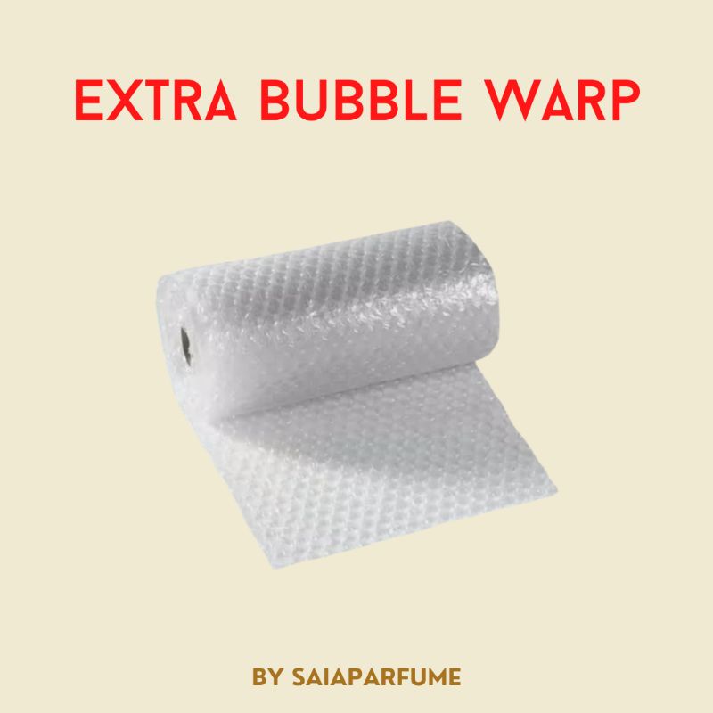 Extra bubble warp untuk packing