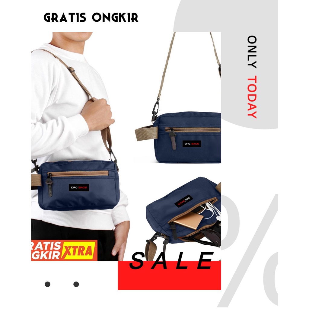 Tas Selempang Pria Import Tasmurah Taspria Taskeren Distro Branded Tas Cowok Murah Waistbag Tas Tang