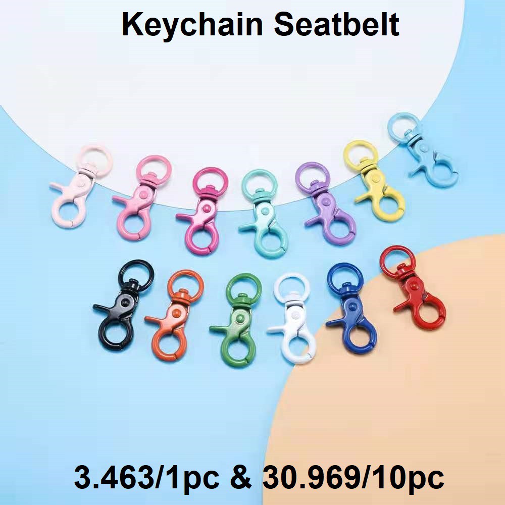 Seatbelt Keychain Warna-Warni Harga/Pc