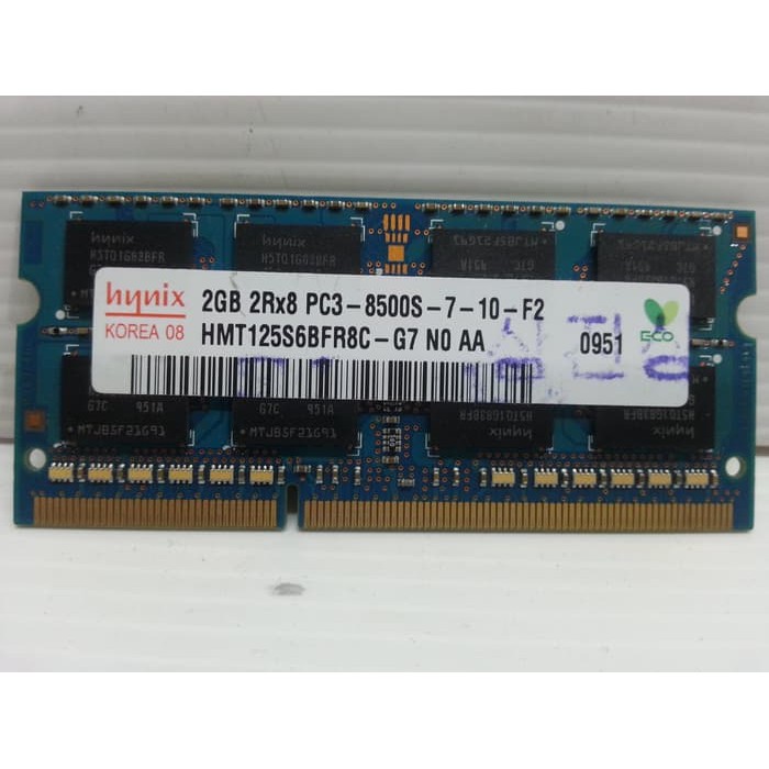 Ram Laptop SODIM 2GB DDr 3 PC 8500