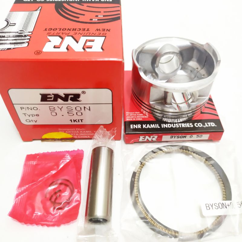 PISTON KIT BYSON UKURAN STD, 0.50,1.00,1.50.2.00 PEN 15MM ENR-Piston kit 0.50