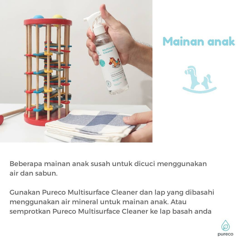 Pureco - Multisurface Cleaner Travel Size - Home Size - Refill Size - Pembersih Peralatan Rumah