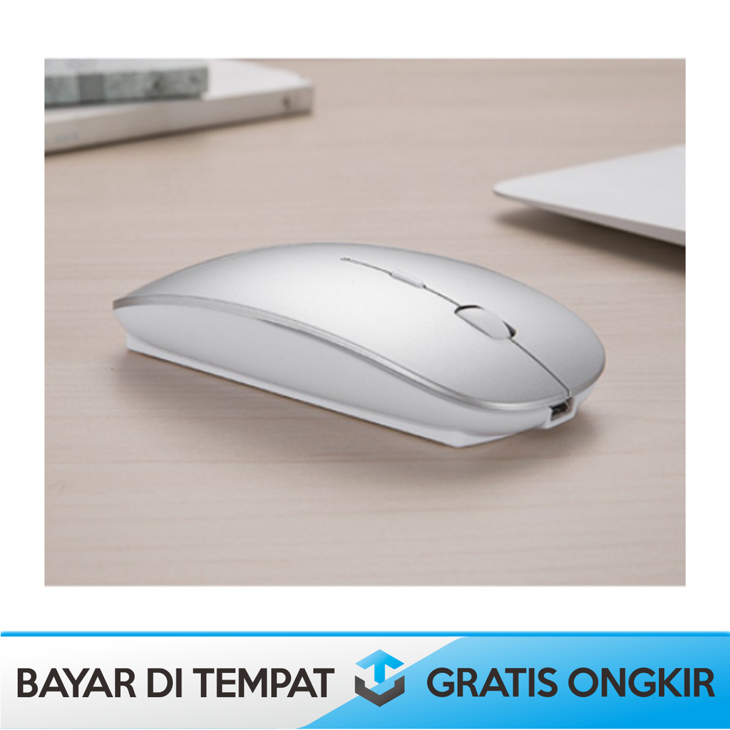 MOUSE WIRELESS 5.2 RECHARGABLE ORIGINAL M8120G - TAFFWARE MOUSE BLUETOOTH M8120G COD MURAH