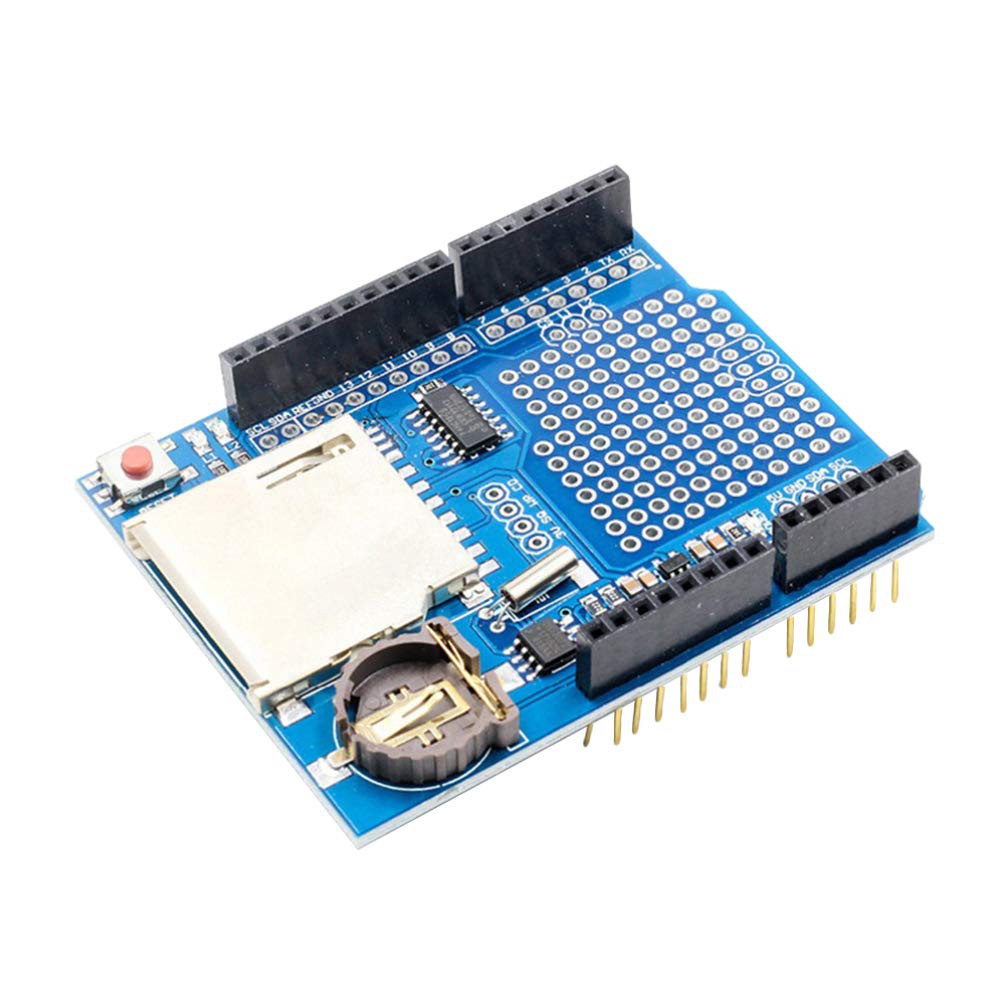 Datalogger Datalogging RTC SD card Shield untuk Arduino Uno Mega Data Logger