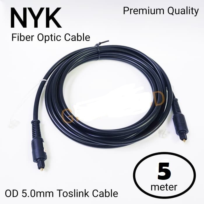 NYK 5m Kabel Fiber Optic Audio Cable Optical Optik - NYK-AVOPMM-500