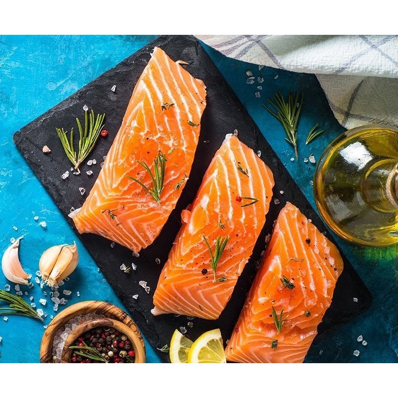 

Ikan Salmon Norwegian Portion Cut Fillet