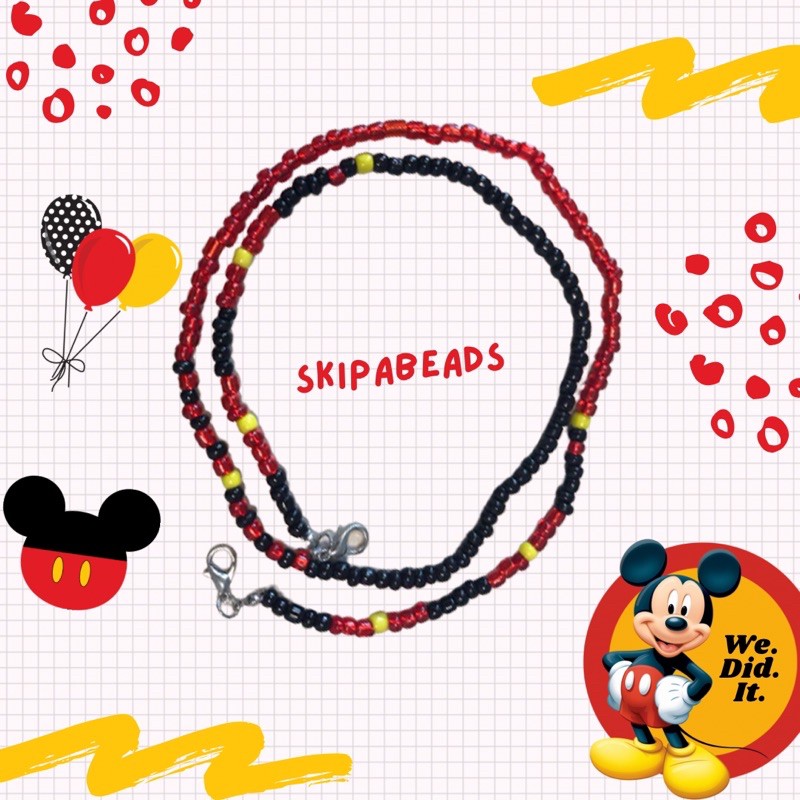 Strap Mask/ Tali Masker/ Strap Mask Manik/ Tali Masker Manik/ Strap Mask Mickey