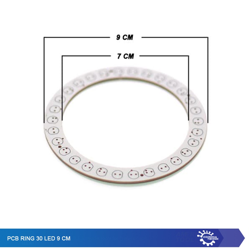 PCB Ring 30 Led 9 cm