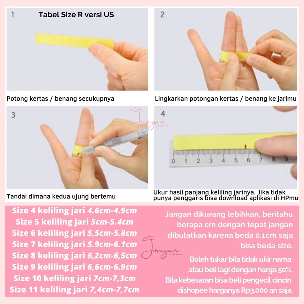 [HIGH QUALITY] Cincin Couple BUCIN R72 Titanium Ukir Nama + Box Cincin Beludru + BONUS Gelang Couple