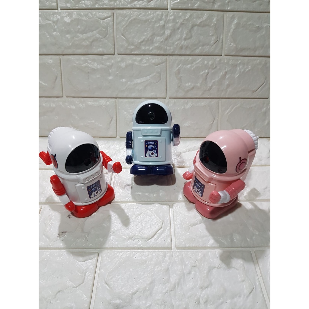 

LJK SHOP - SERUTAN PENSIL MEJA JUMBO / RAUTAN PENSIL MEJA KARAKTER ASTRONOT / STANDING PENCIL SHARPENER