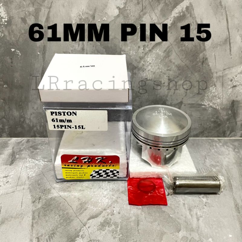 Piston LHK 61 mm 61mm pen pin 15 set ring piston seher LHK thailand