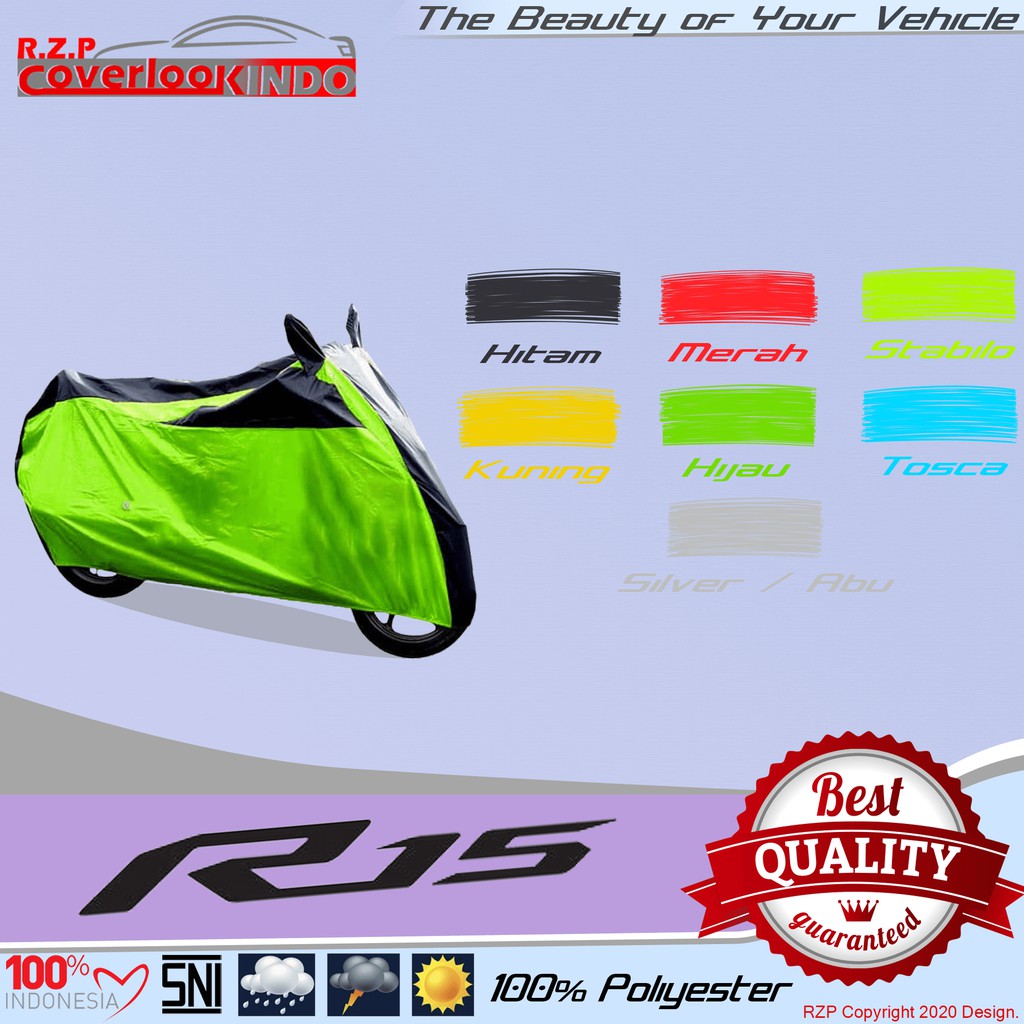 MANTEL MOTOR YAMAHA R15 COVER MOTOR YAMAHA R15 SELIMUT MOTOR YAMAHA R15 BERKUALITAS
