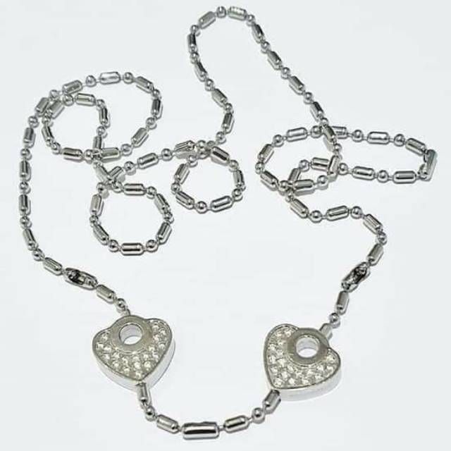 Lsw pendant twin heart MCI