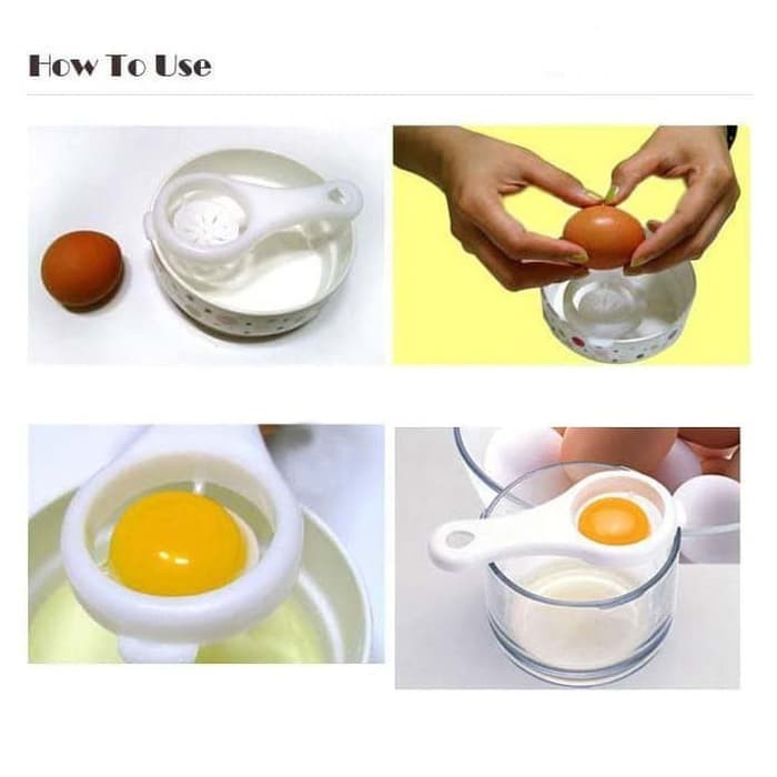 Alat Pemisah Putih Dan Kuning Telur Telor Egg White Separator Grosir