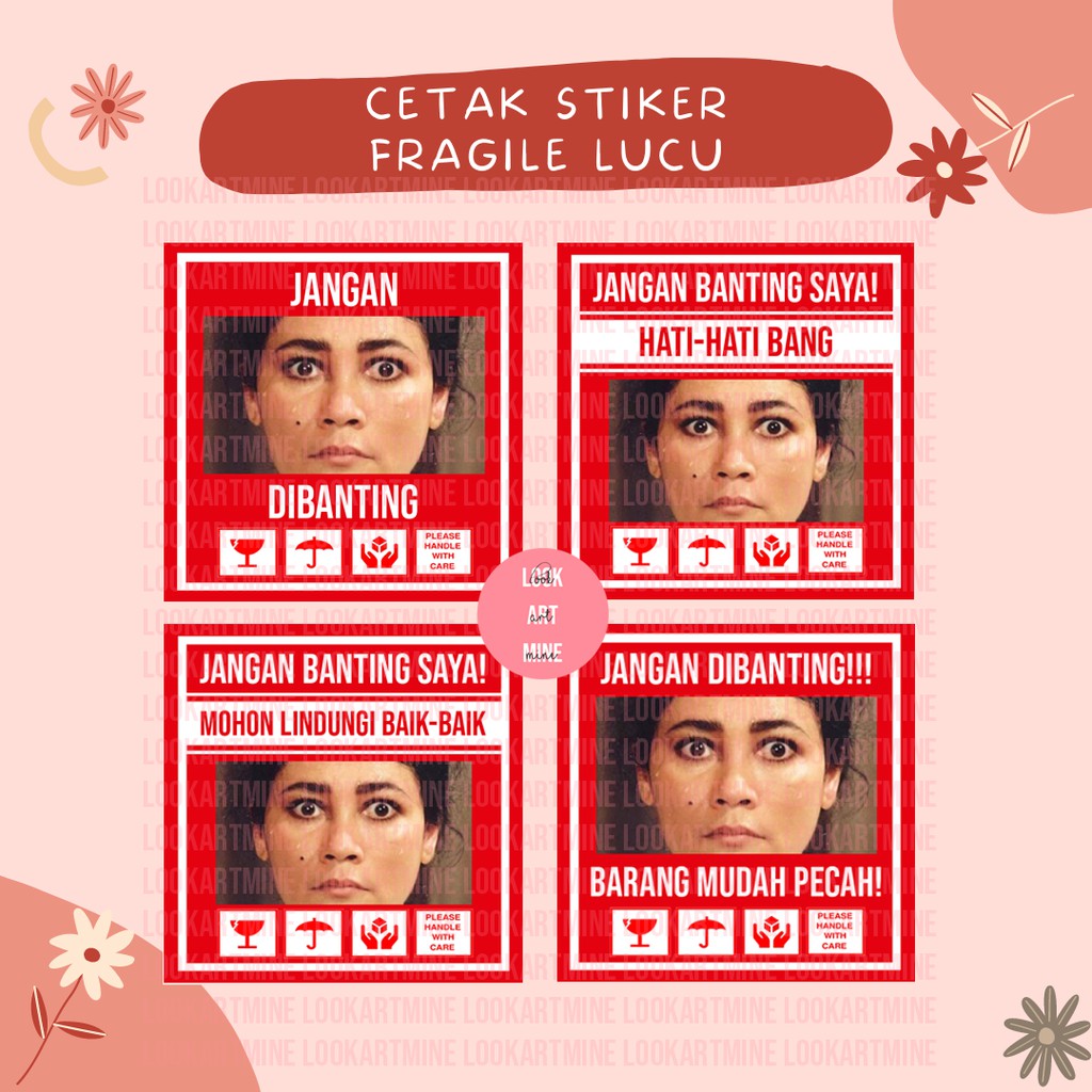 

CETAK STIKER FRAGILE SUSANA LUCU UNIK | STIKER JANGAN DIBANTING
