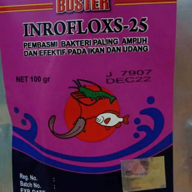 INROFLOXS 25 SERBUK 100 GRAM