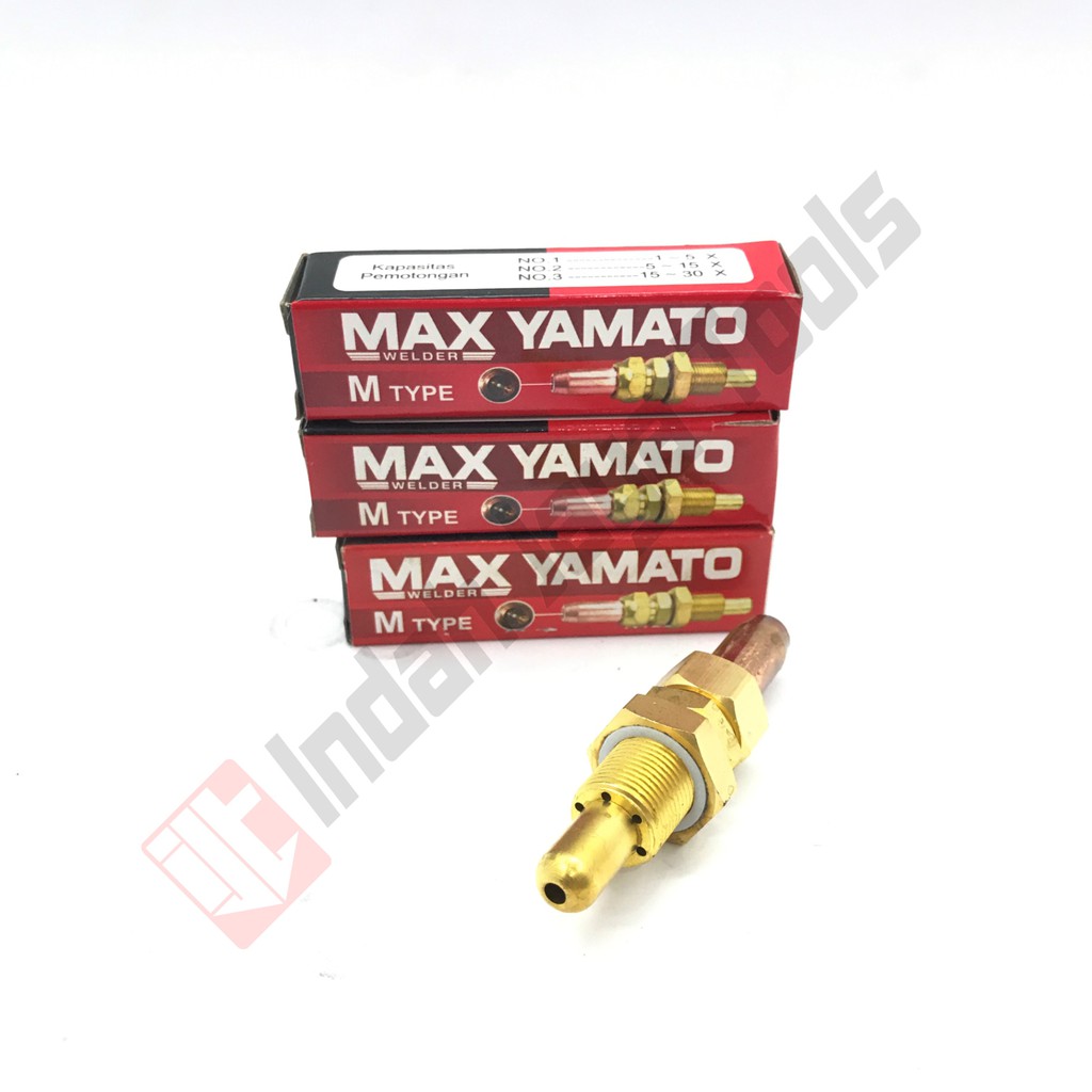 MAX YAMATO Cutting Tip Type M LPG - Lampu Blander Blender Brander Torch